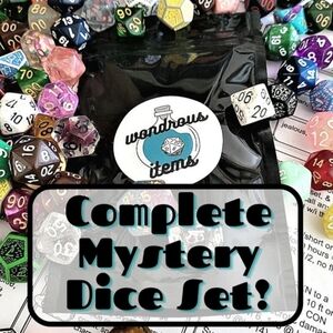 Mystery Mixed Dice Sets for DnD, tabletop gaming